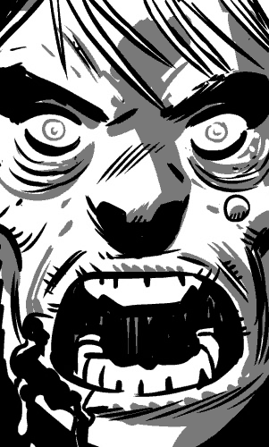 primer plano de otro zombie