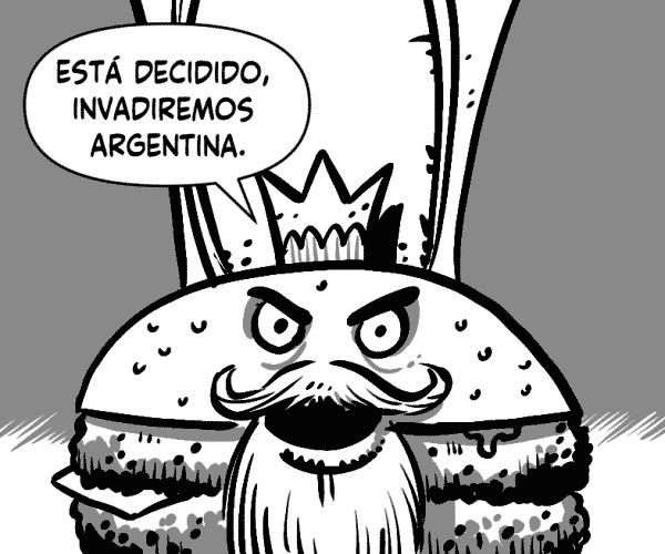 Rey Hamburguesa: Esta decidido, invadiremos argentina. .