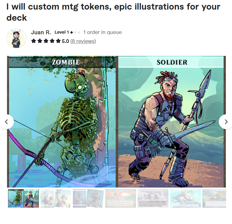 Custom Tokens Magic: The Gathering